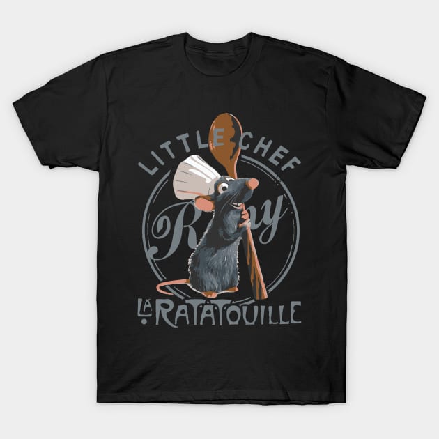 Ratatouille Tribute - Ratatouille Little Chef Kitchen - Epcot Remy Haunted Mansion - Pixar Rat Lion King Wall e - Up - ratatouille - Pirates Of The Caribbean - ratatouille -Tangled T-Shirt by TributeDesigns